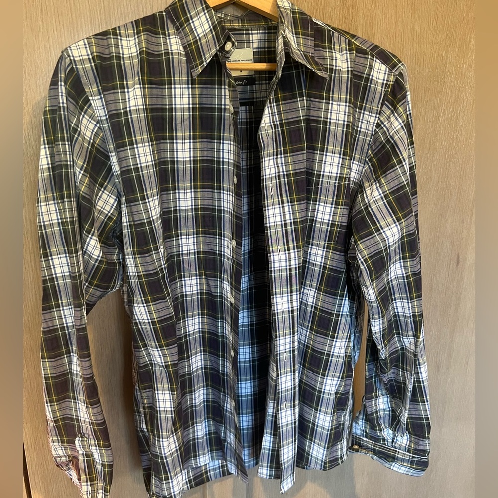 AG Adriano Goldschmied •M• Plaid Button down Shirt